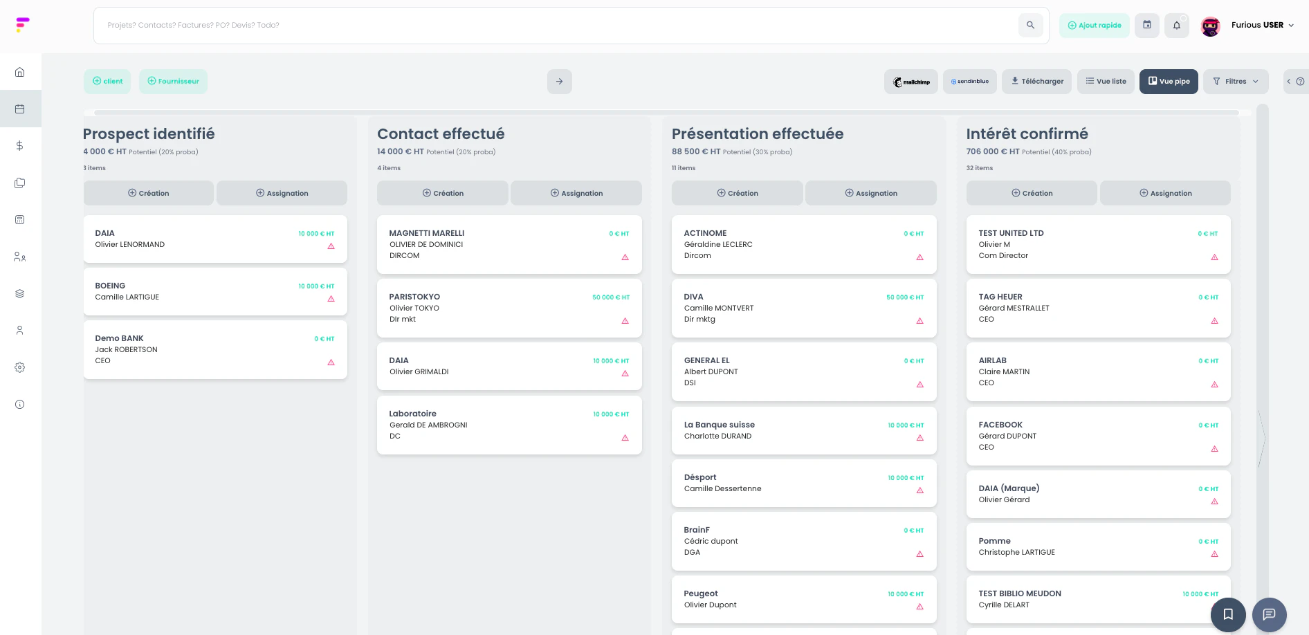 screenshot of FURIOUS