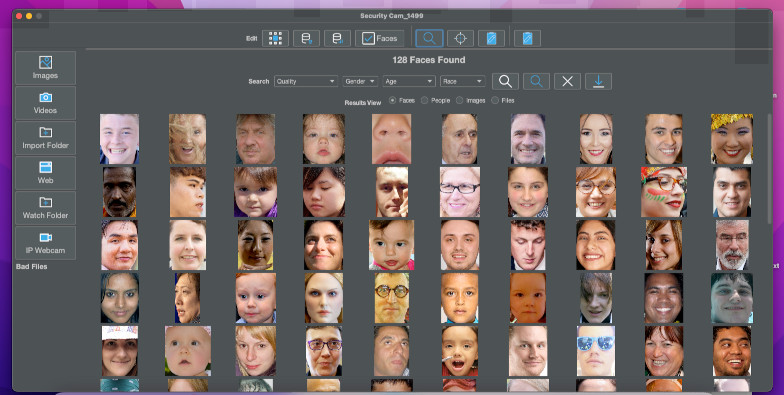 screenshot of FaceMRI