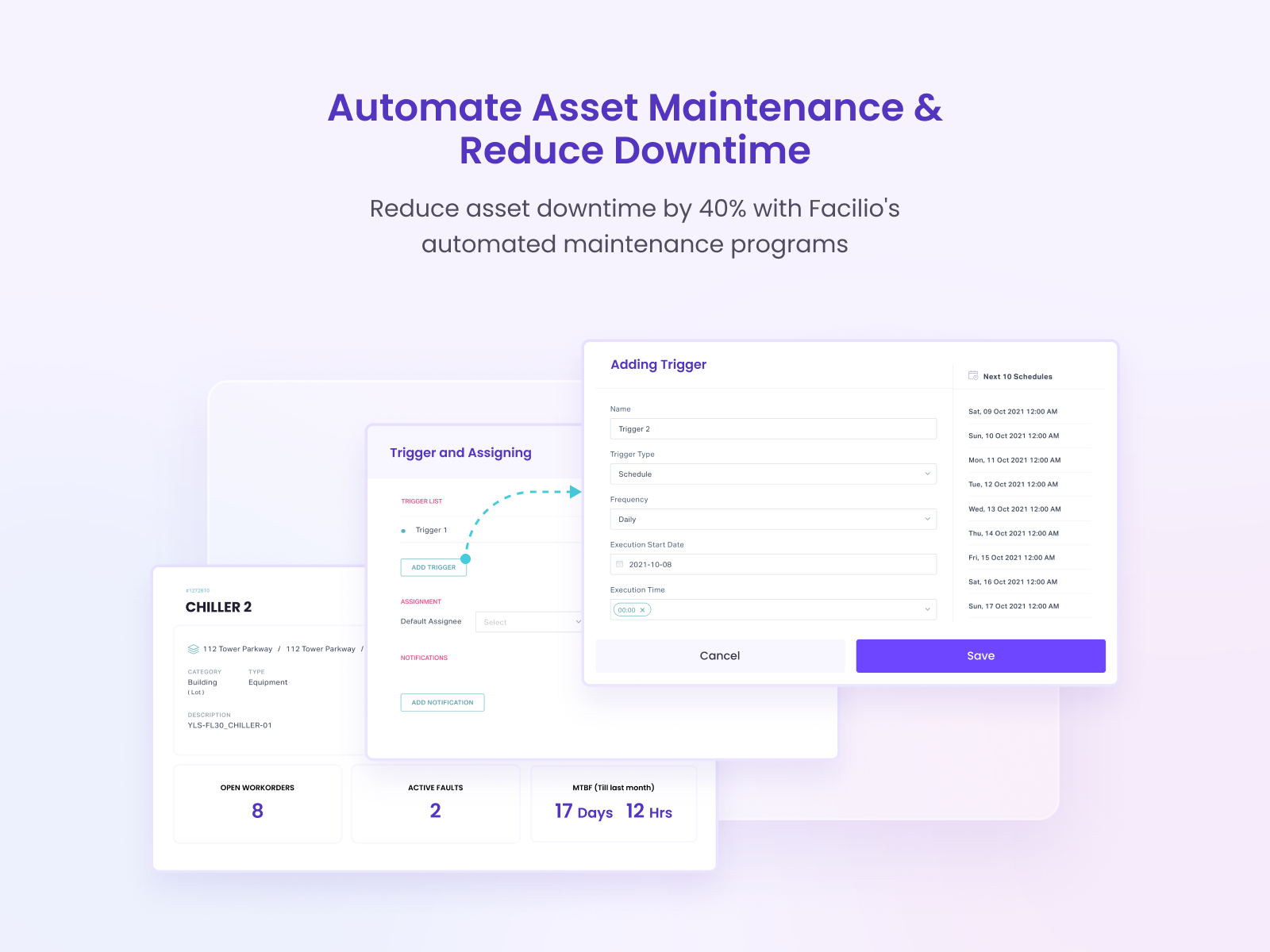 screenshot of Facilio