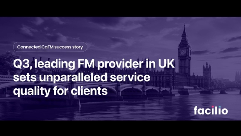 screenshot of Facilio