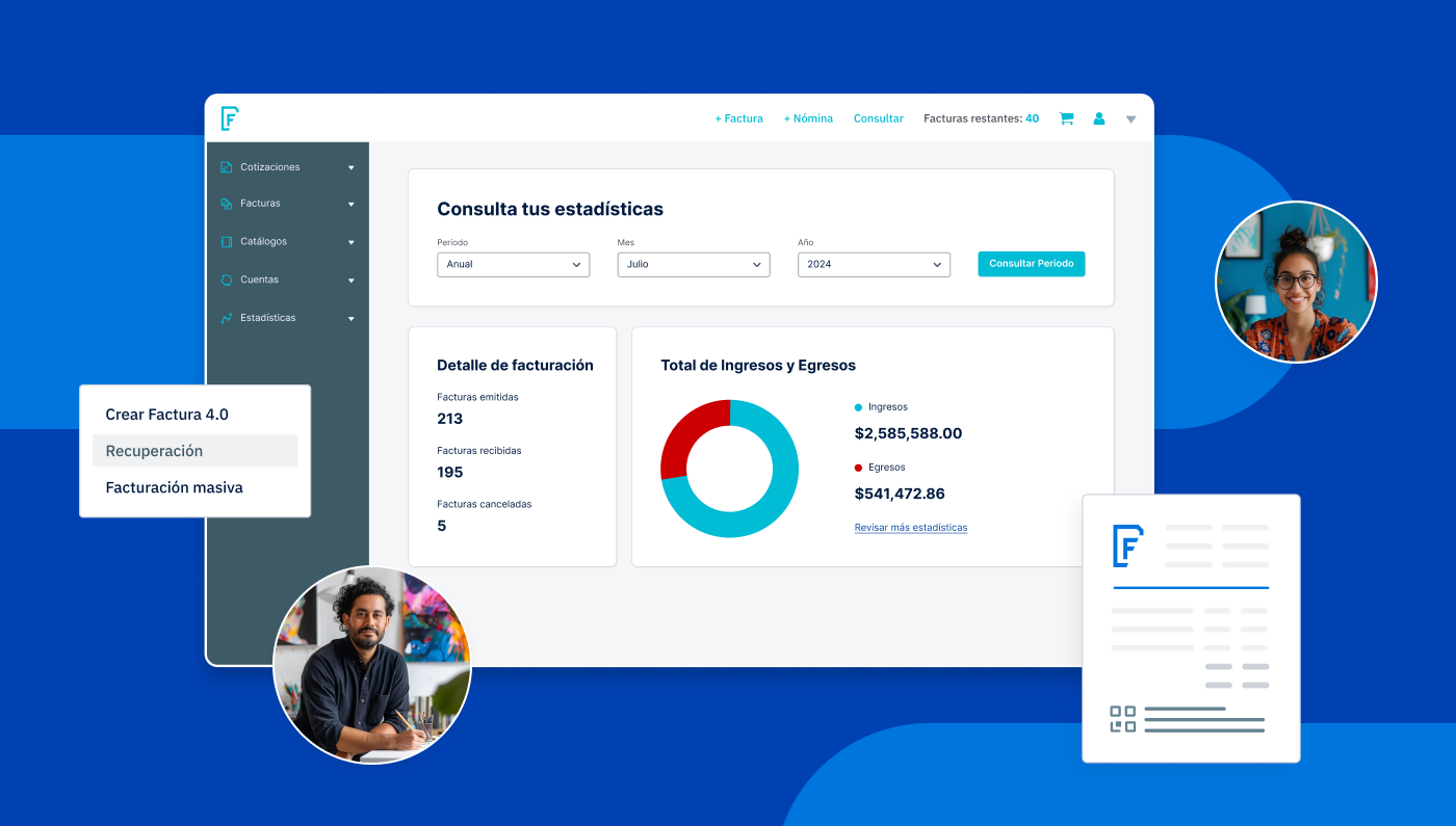 screenshot of Facturama