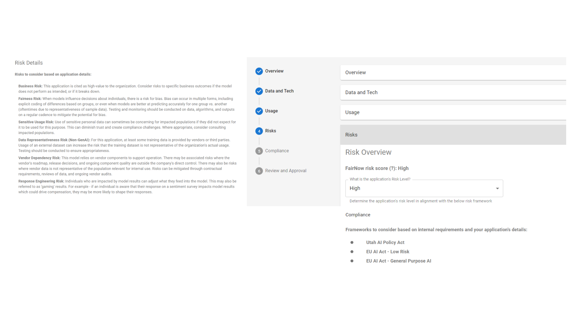 screenshot of FairNow