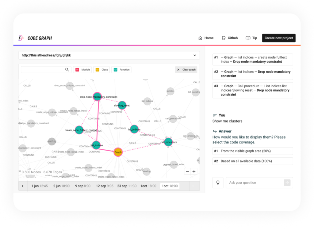 screenshot of FalkorDB