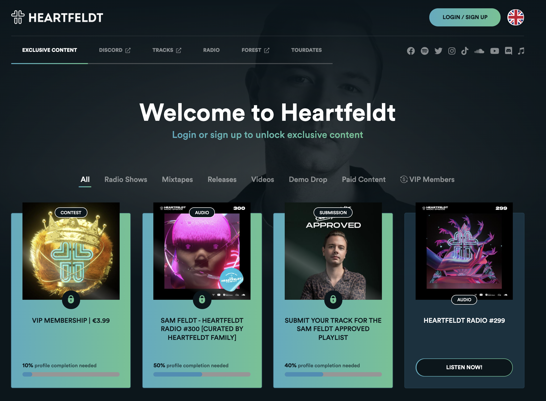 screenshot of Fangage