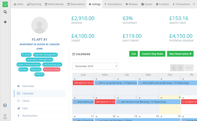 screenshot of FantasticStay