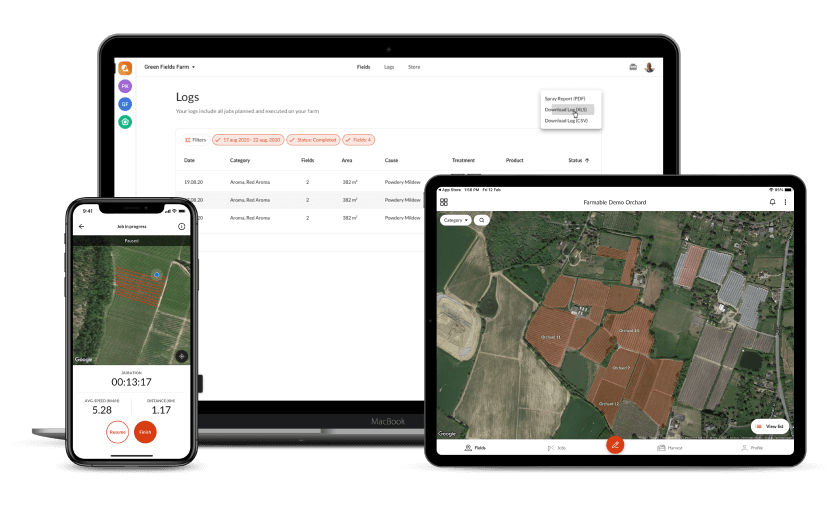 screenshot of Farmable
