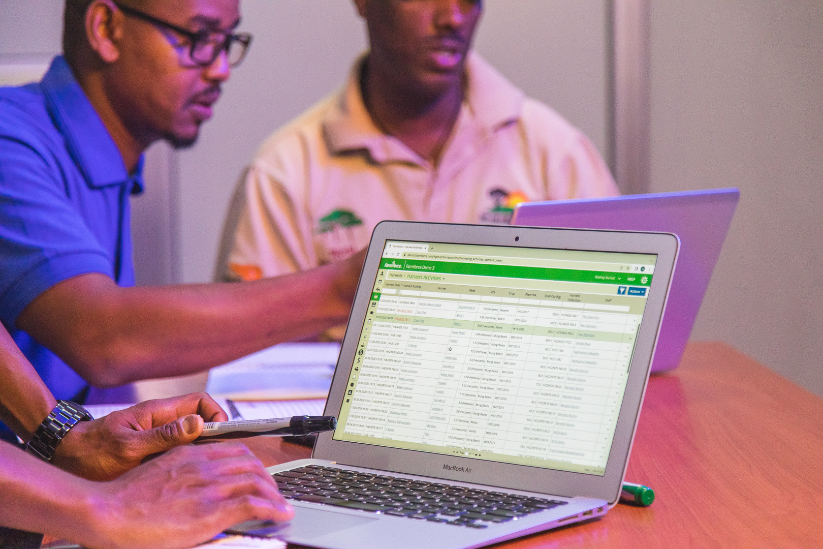 screenshot of Farmforce