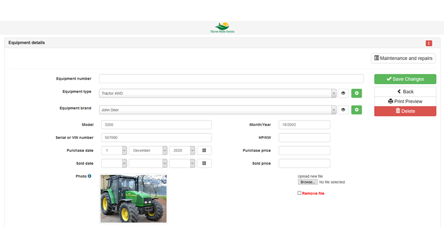 screenshot of Farmrexx