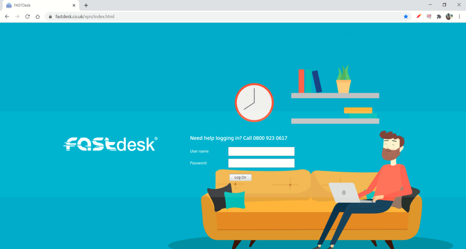 screenshot of FastDesk