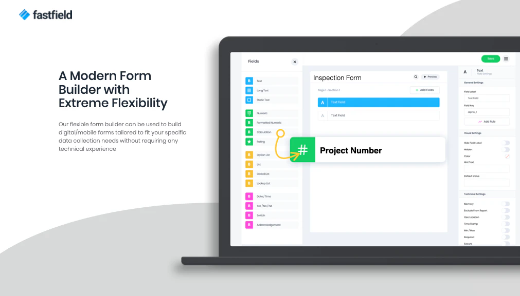 screenshot of FastField