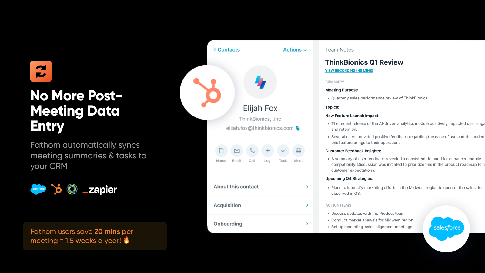 screenshot of Fathom