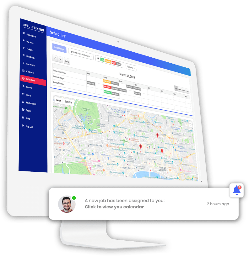 screenshot of FaultFixers