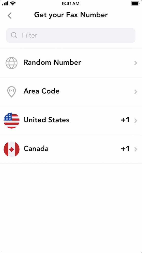 screenshot of Faxify