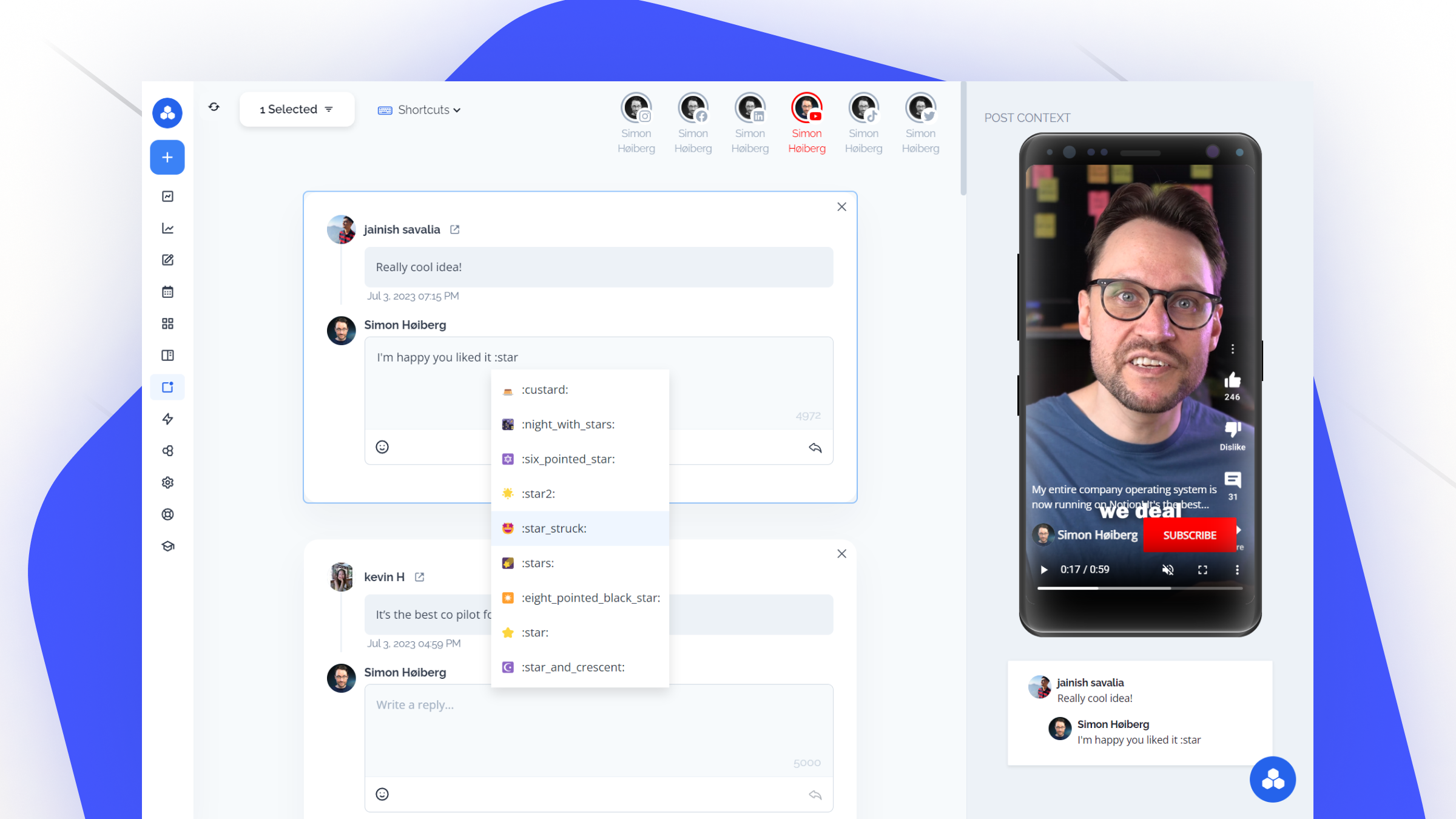 screenshot of FeedHive