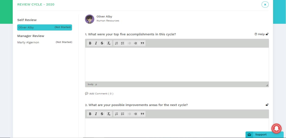 screenshot of Feedback4e