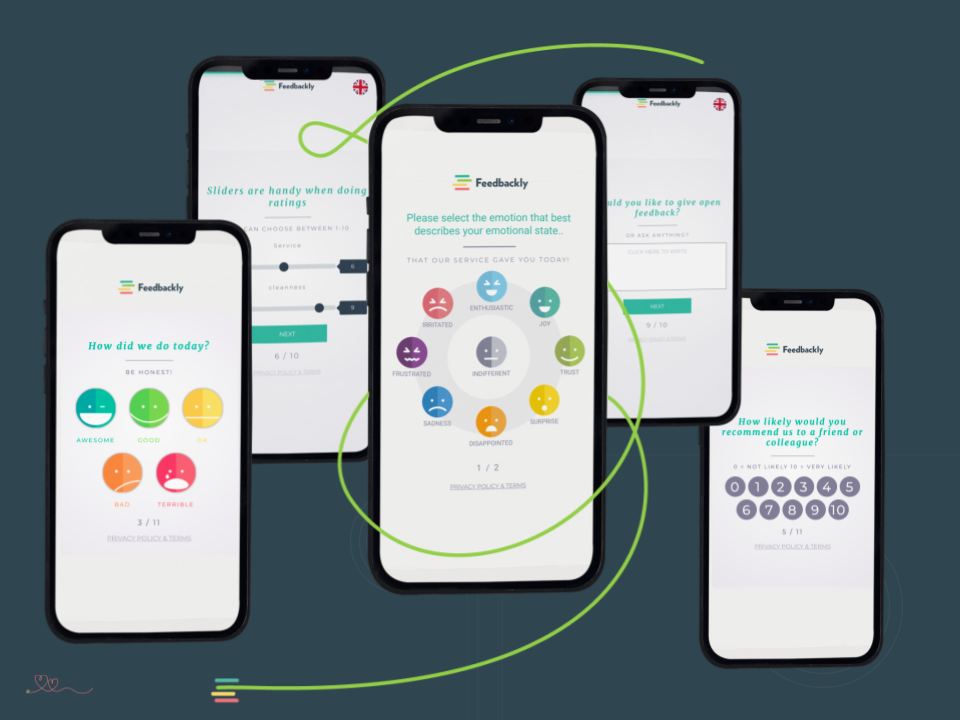 screenshot of Feedbackly