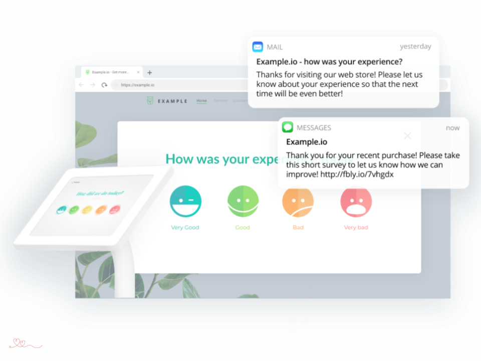 screenshot of Feedbackly
