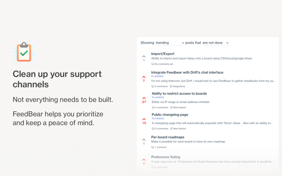 screenshot of Feedbear