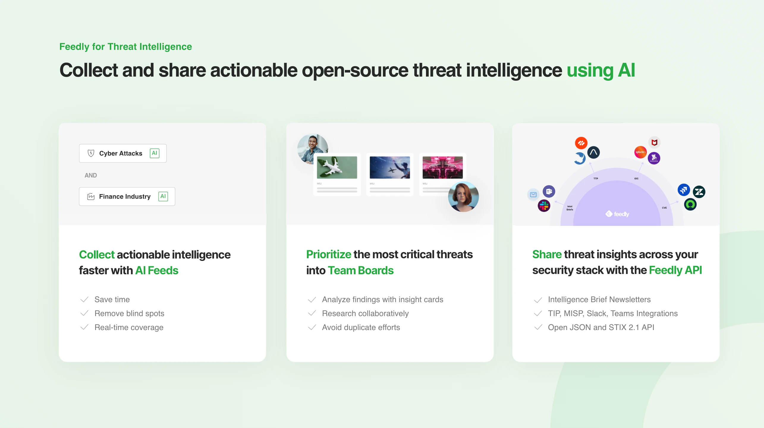 screenshot of Feedly