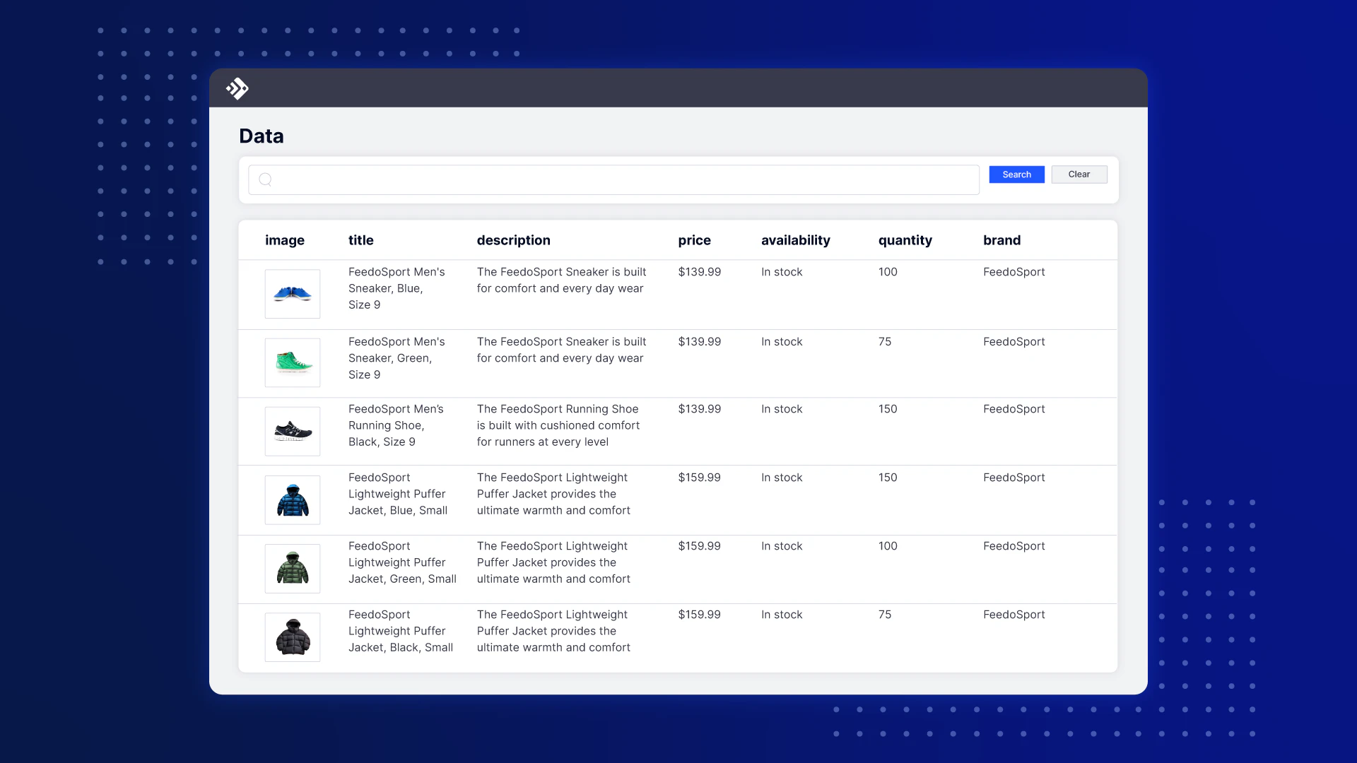 screenshot of Feedonomics