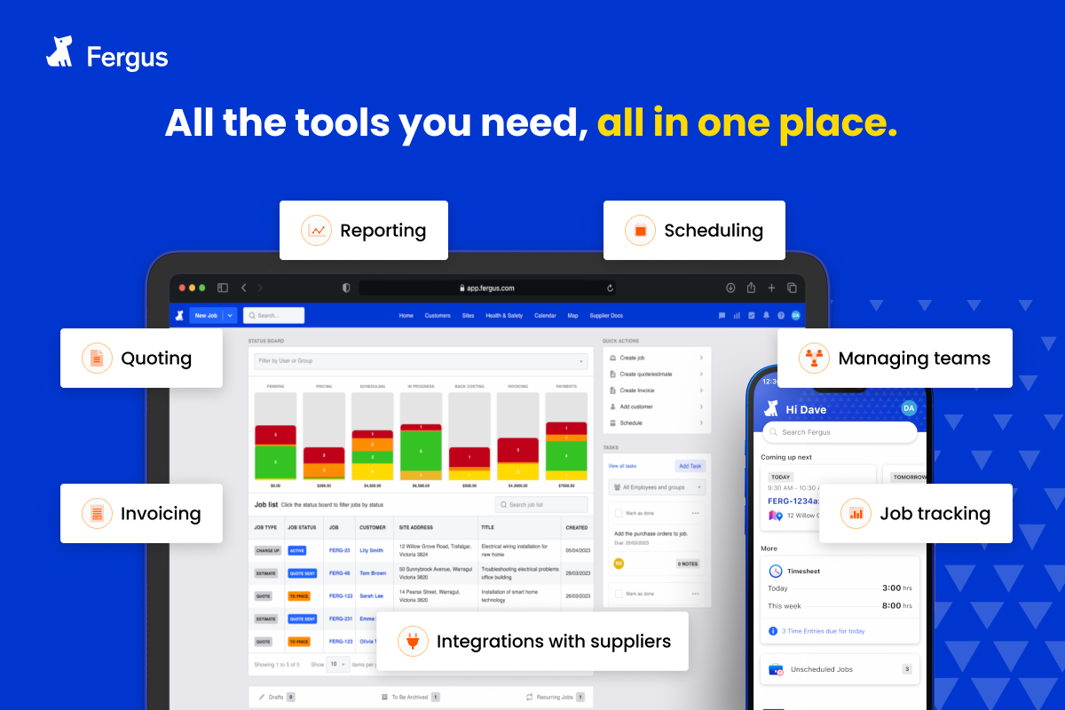 screenshot of Fergus