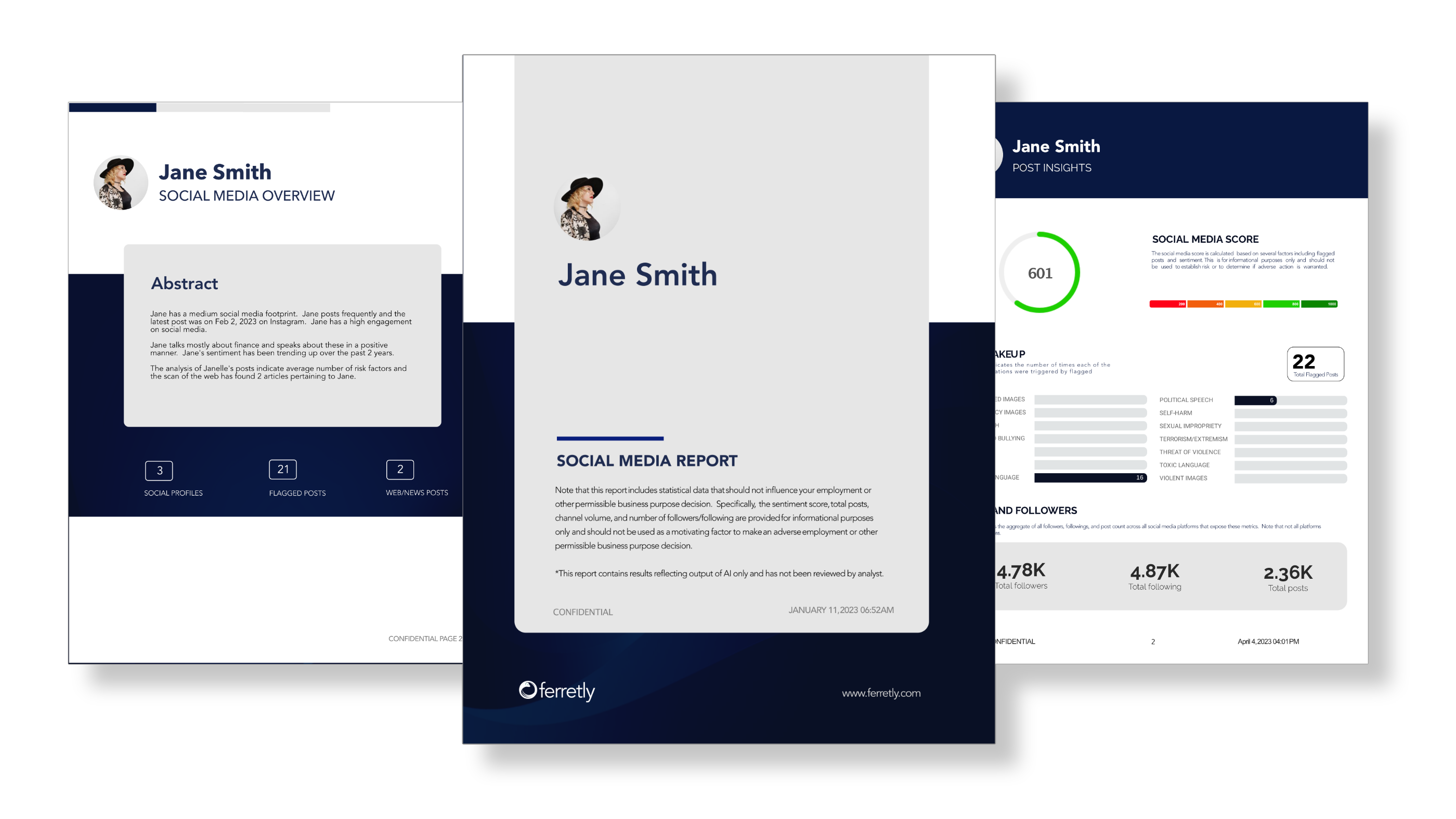 screenshot of Ferretly