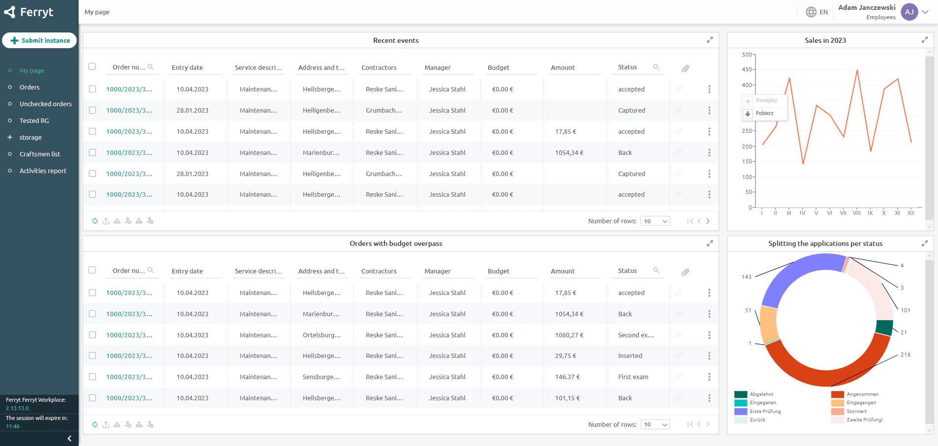 screenshot of Ferryt