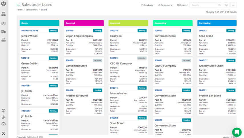 screenshot of Fiddle