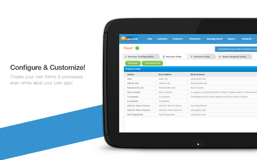 screenshot of FieldEZ