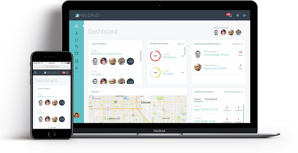 screenshot of FieldFlo