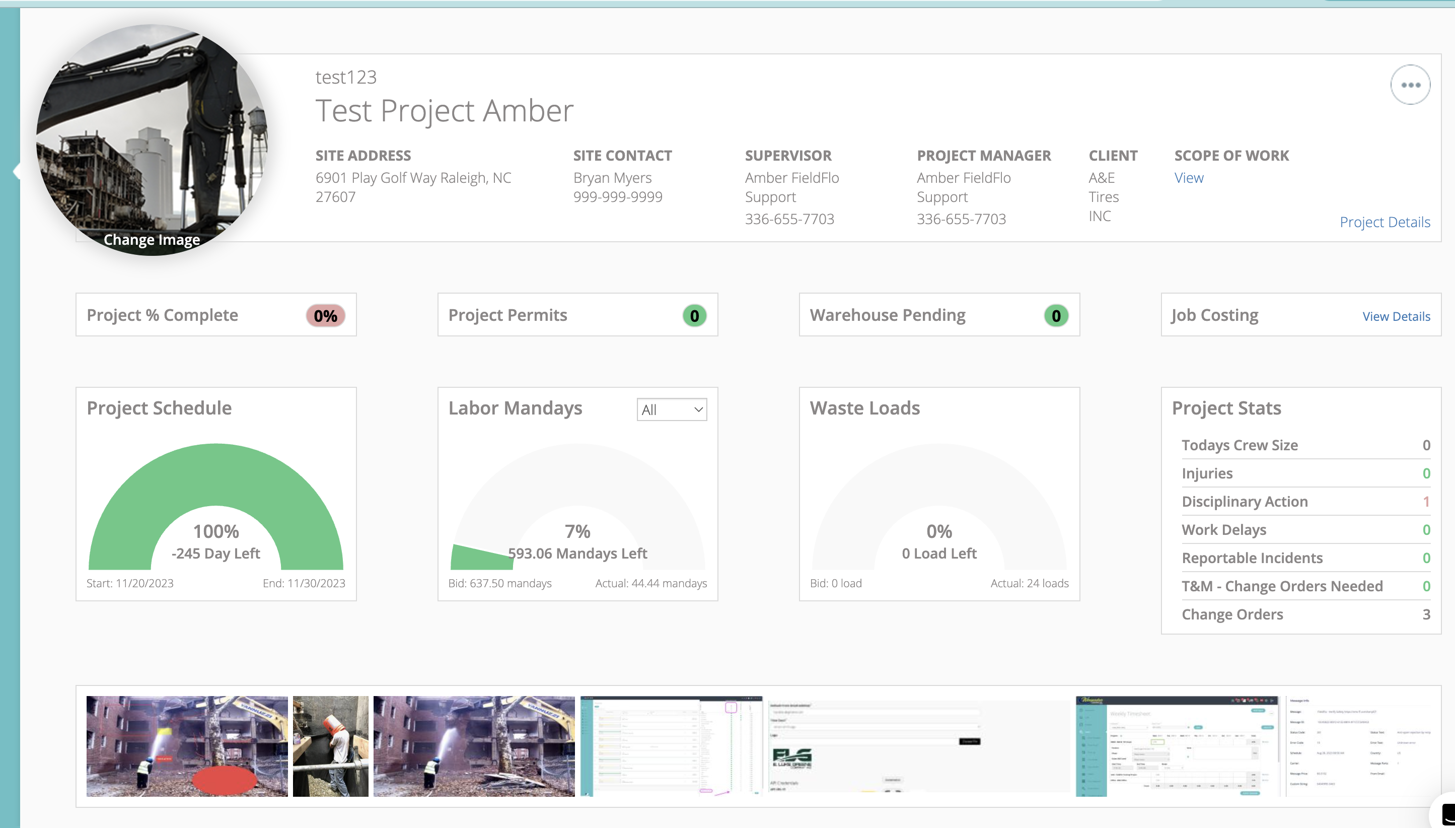 screenshot of FieldFlo