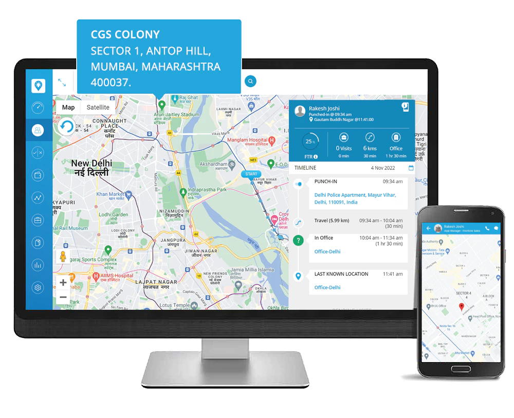 screenshot of FieldSense