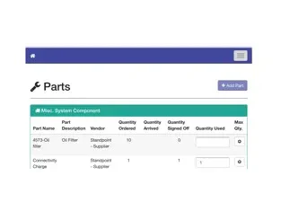 screenshot of FieldServio