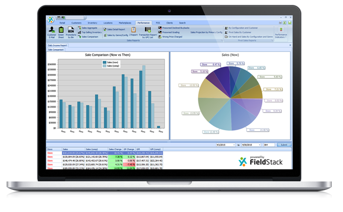 screenshot of FieldStack
