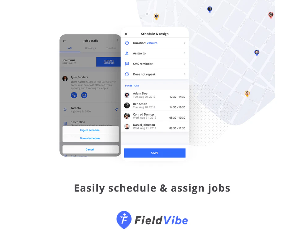 screenshot of FieldVibe