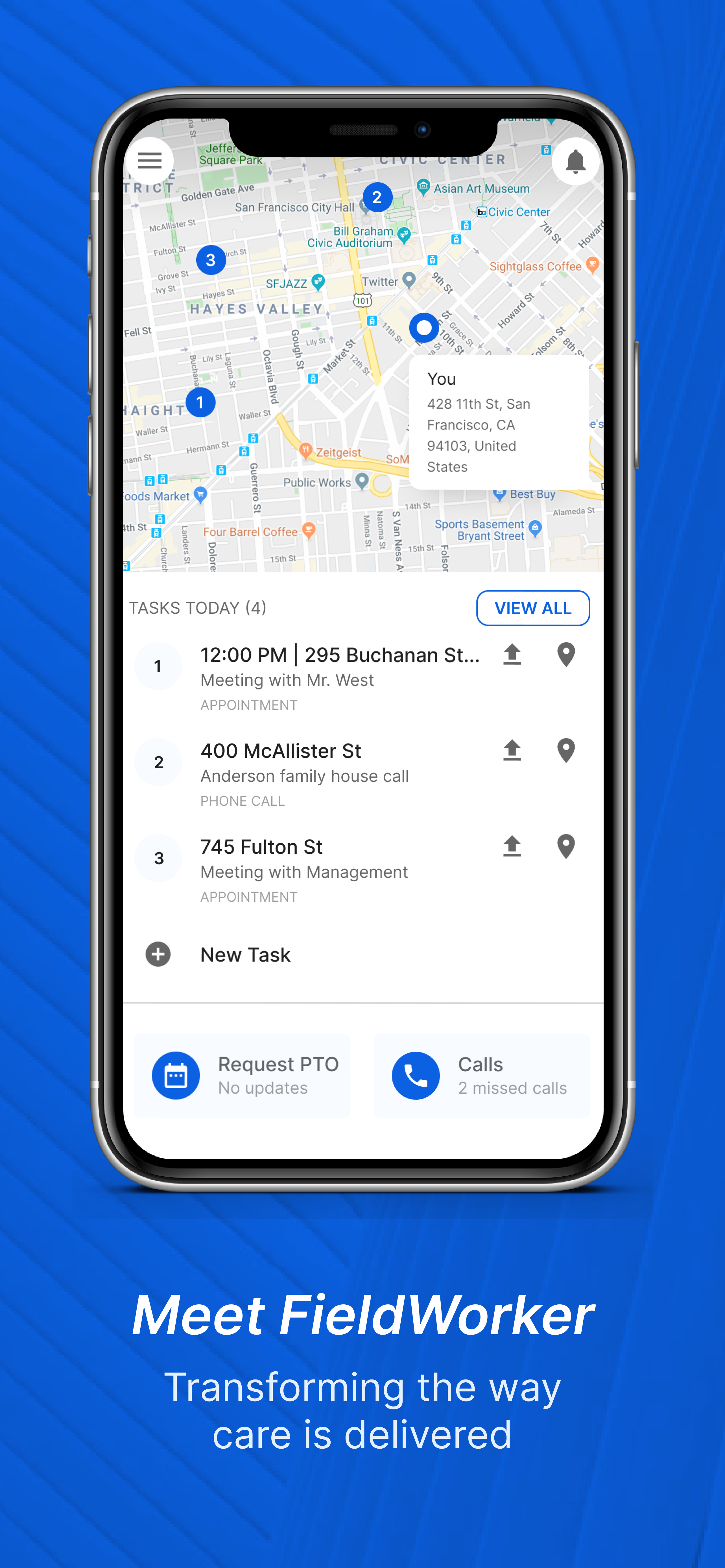 screenshot of FieldWorker