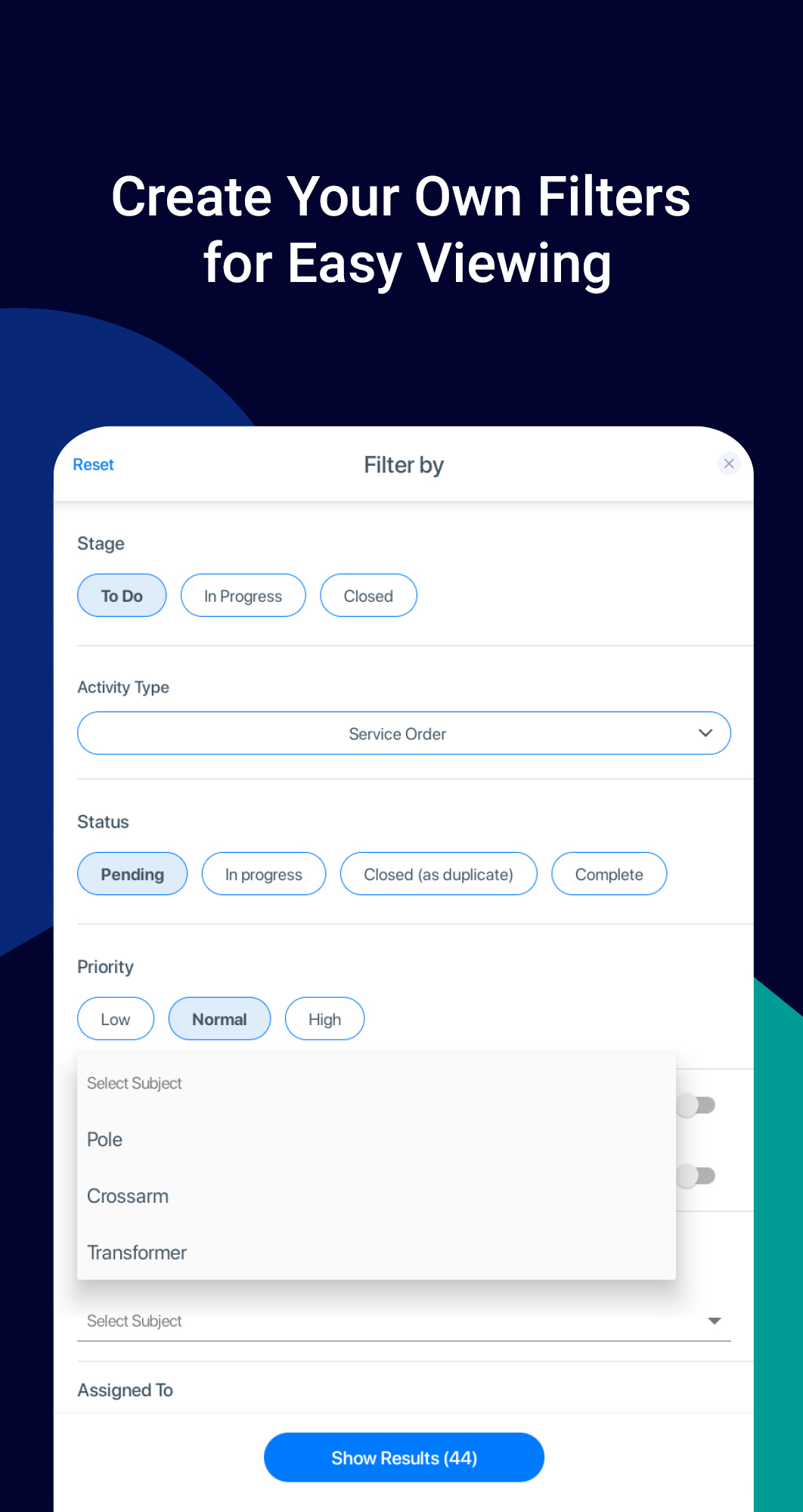 screenshot of Fielda