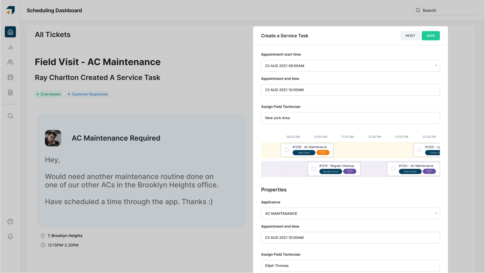 screenshot of Fieldproxy