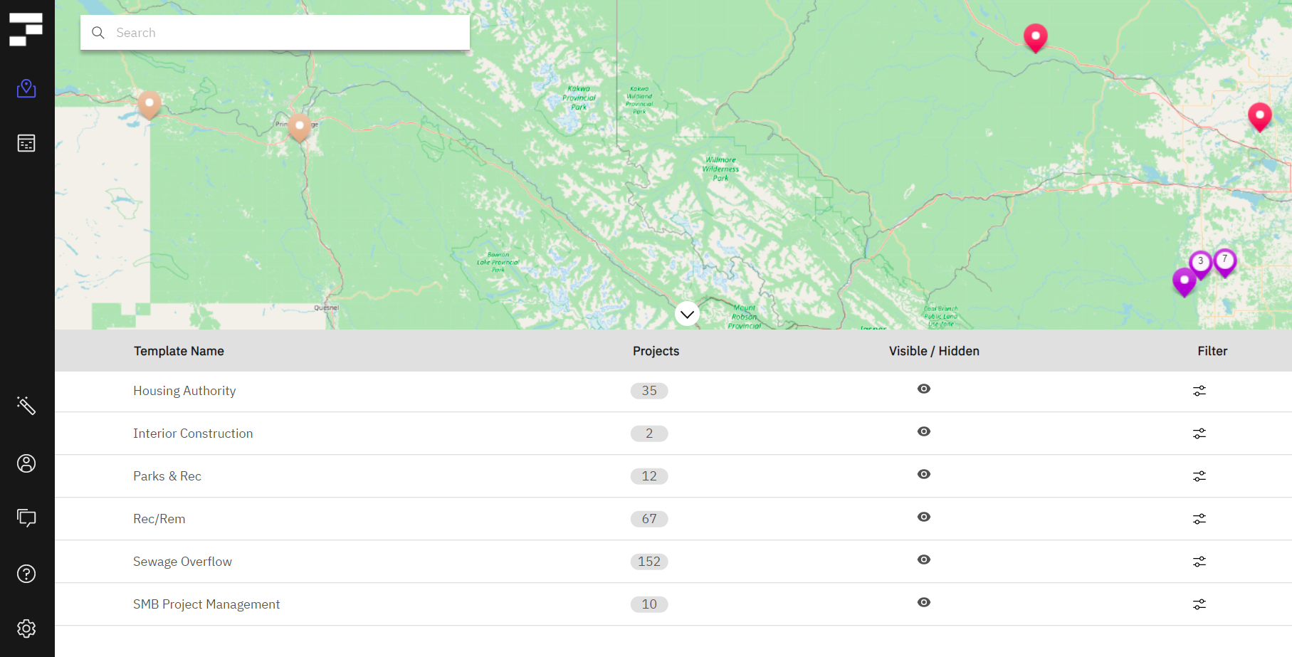 screenshot of Fieldshare