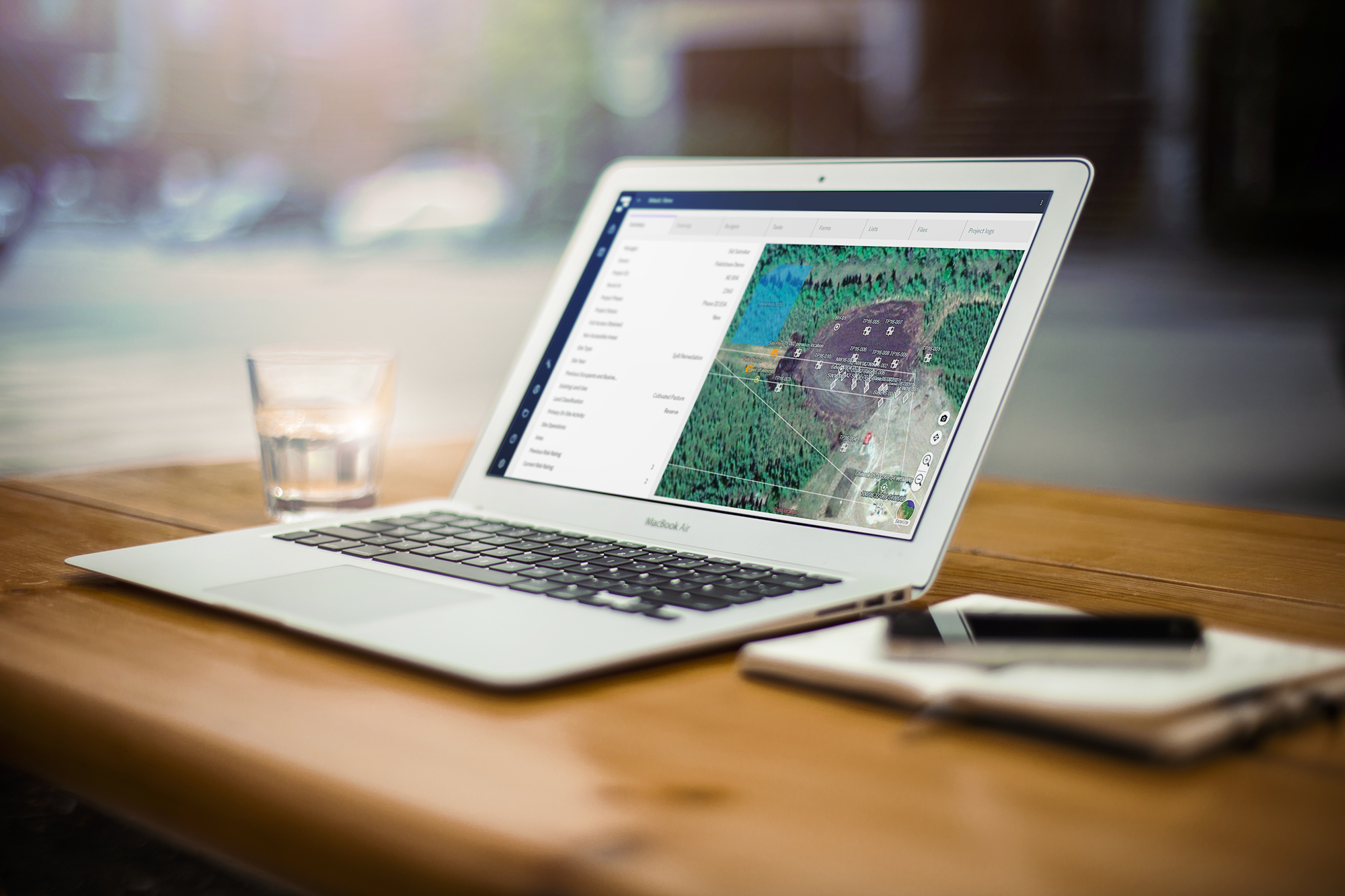 screenshot of Fieldshare