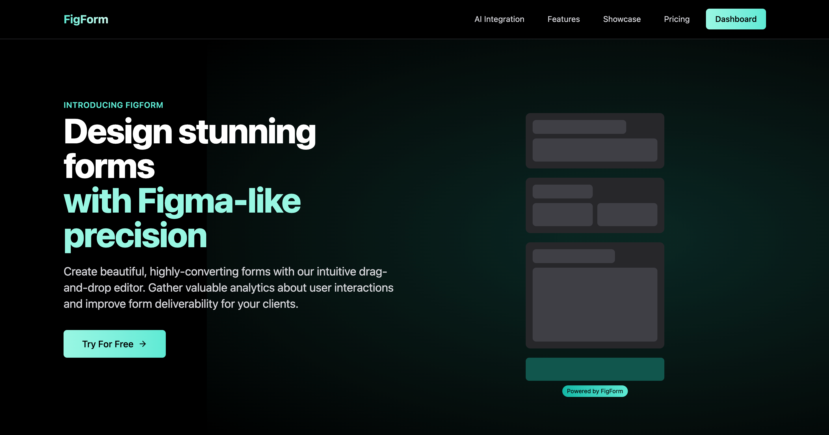 screenshot of FigForm