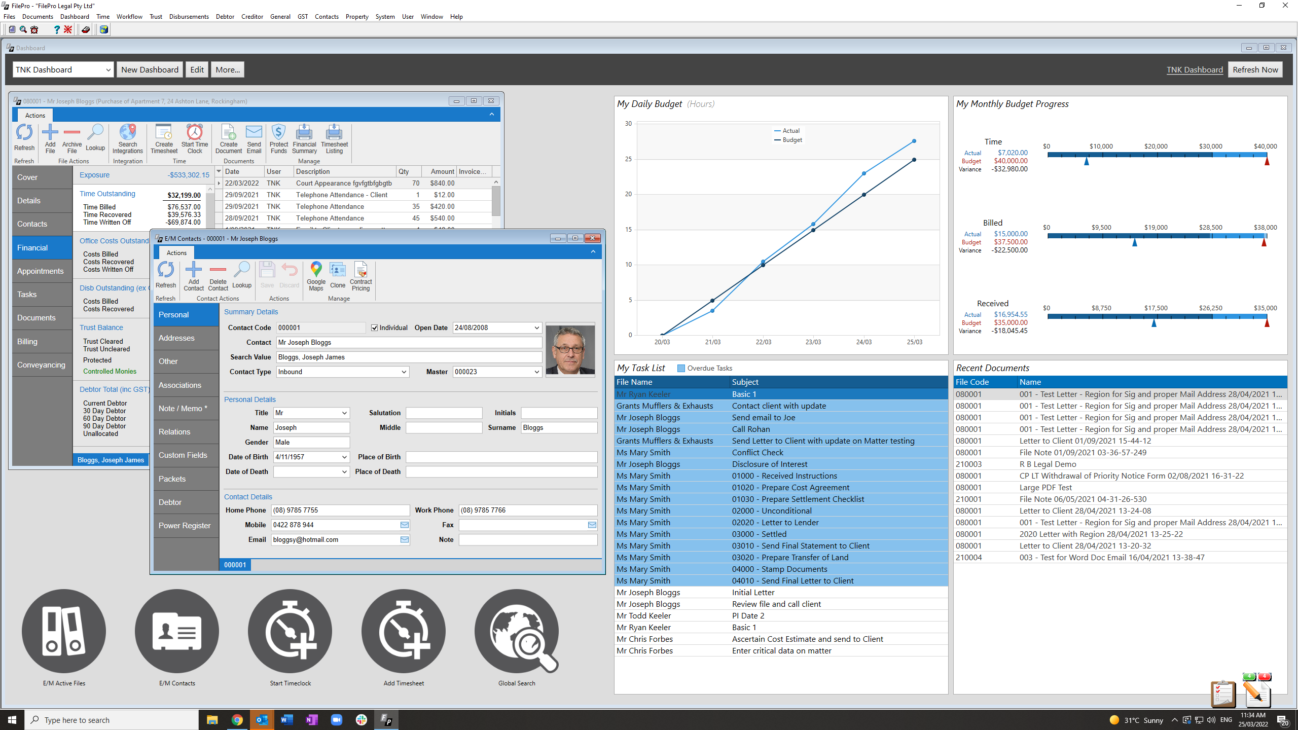 screenshot of FilePro