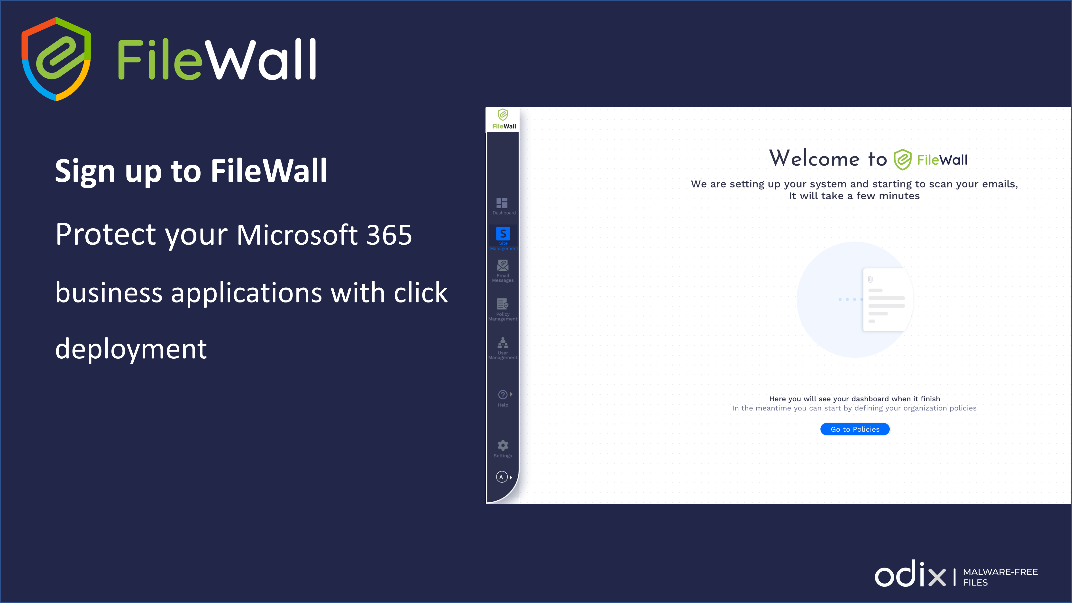 screenshot of FileWall