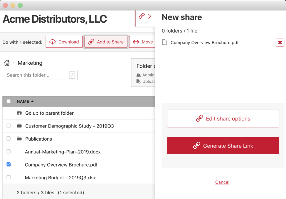 screenshot of Files.com