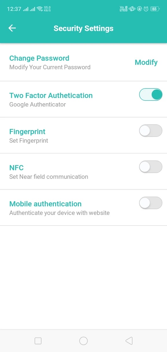 screenshot of FilesDNA