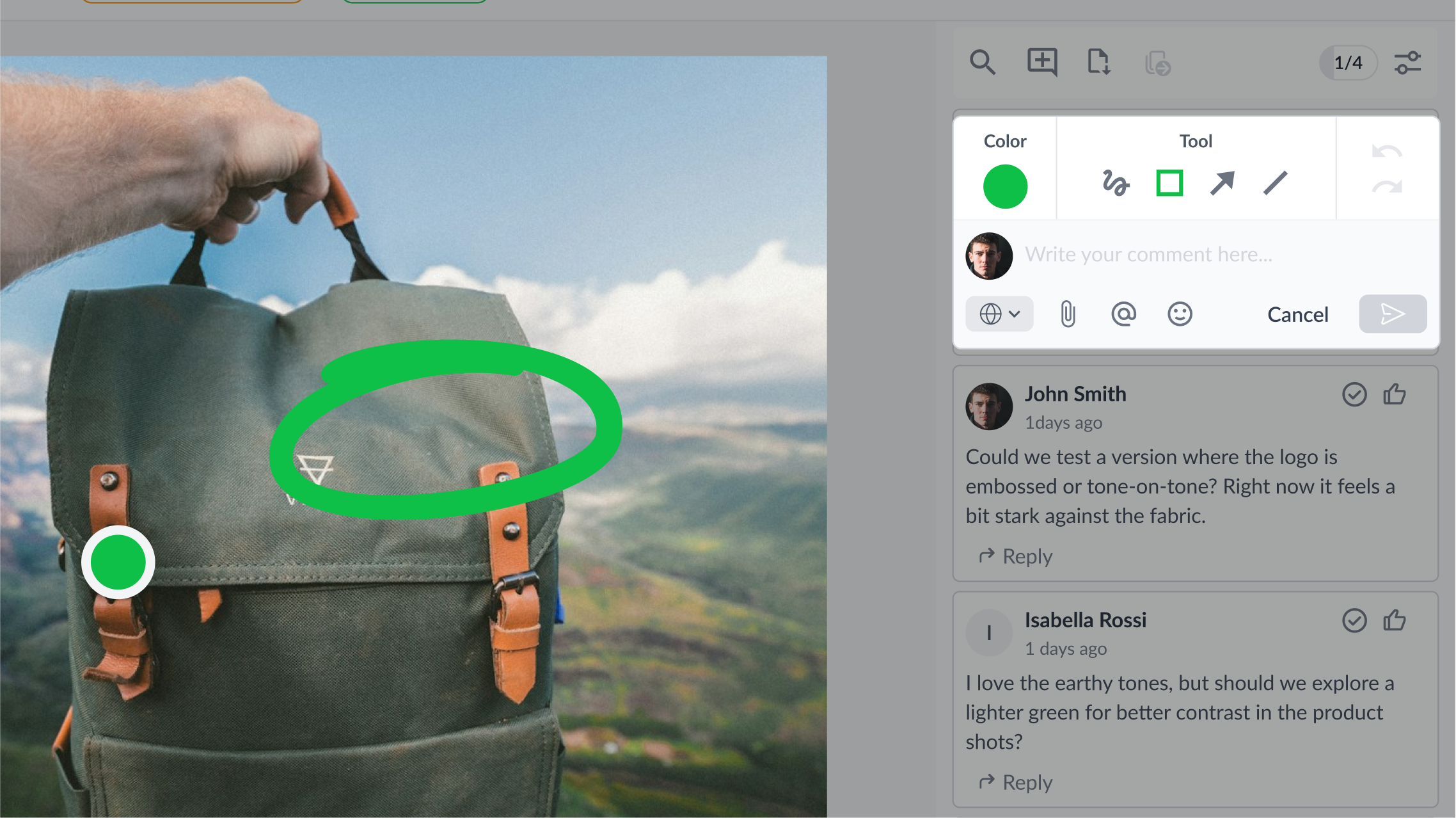 screenshot of Filestage
