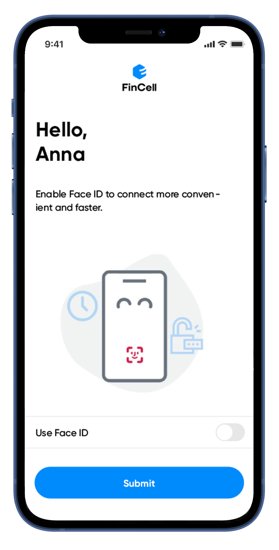 screenshot of FinCell