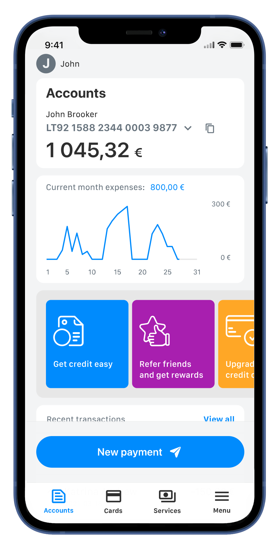 screenshot of FinCell