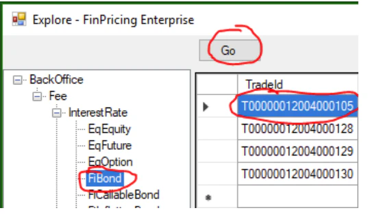 screenshot of FinPricing
