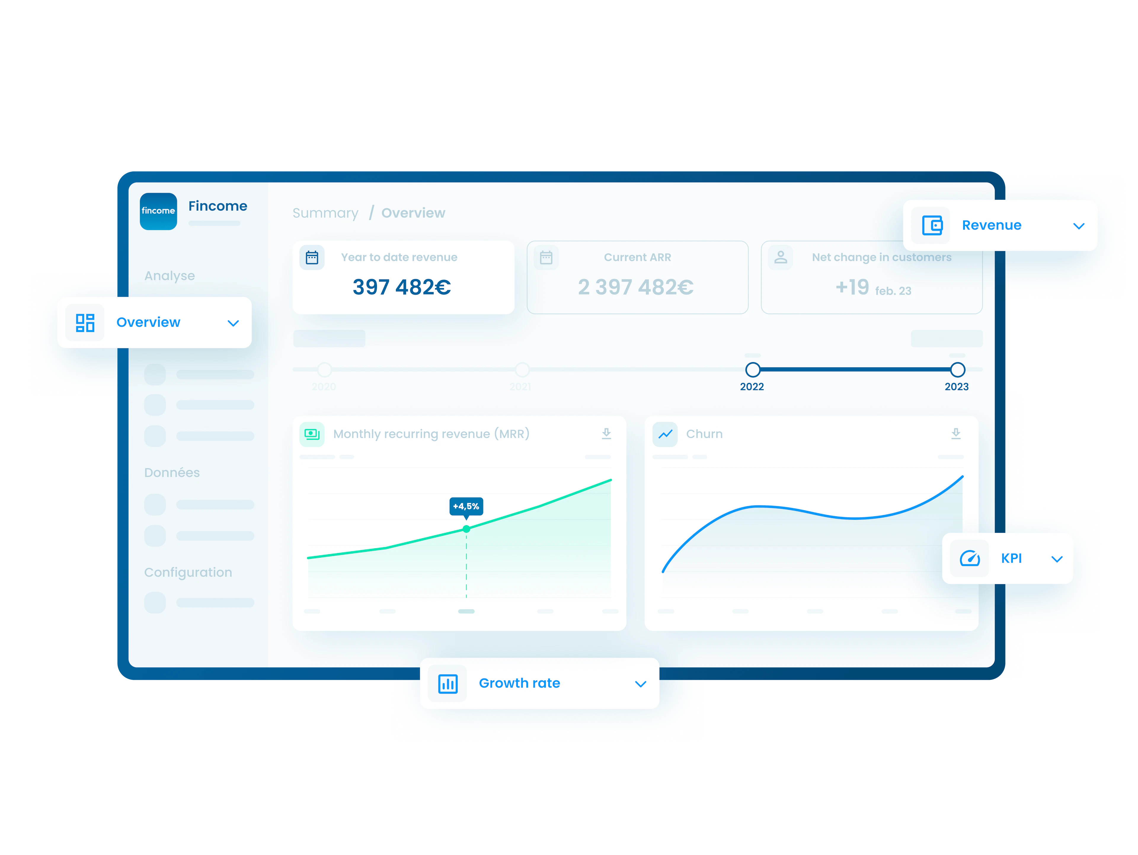 screenshot of Fincome